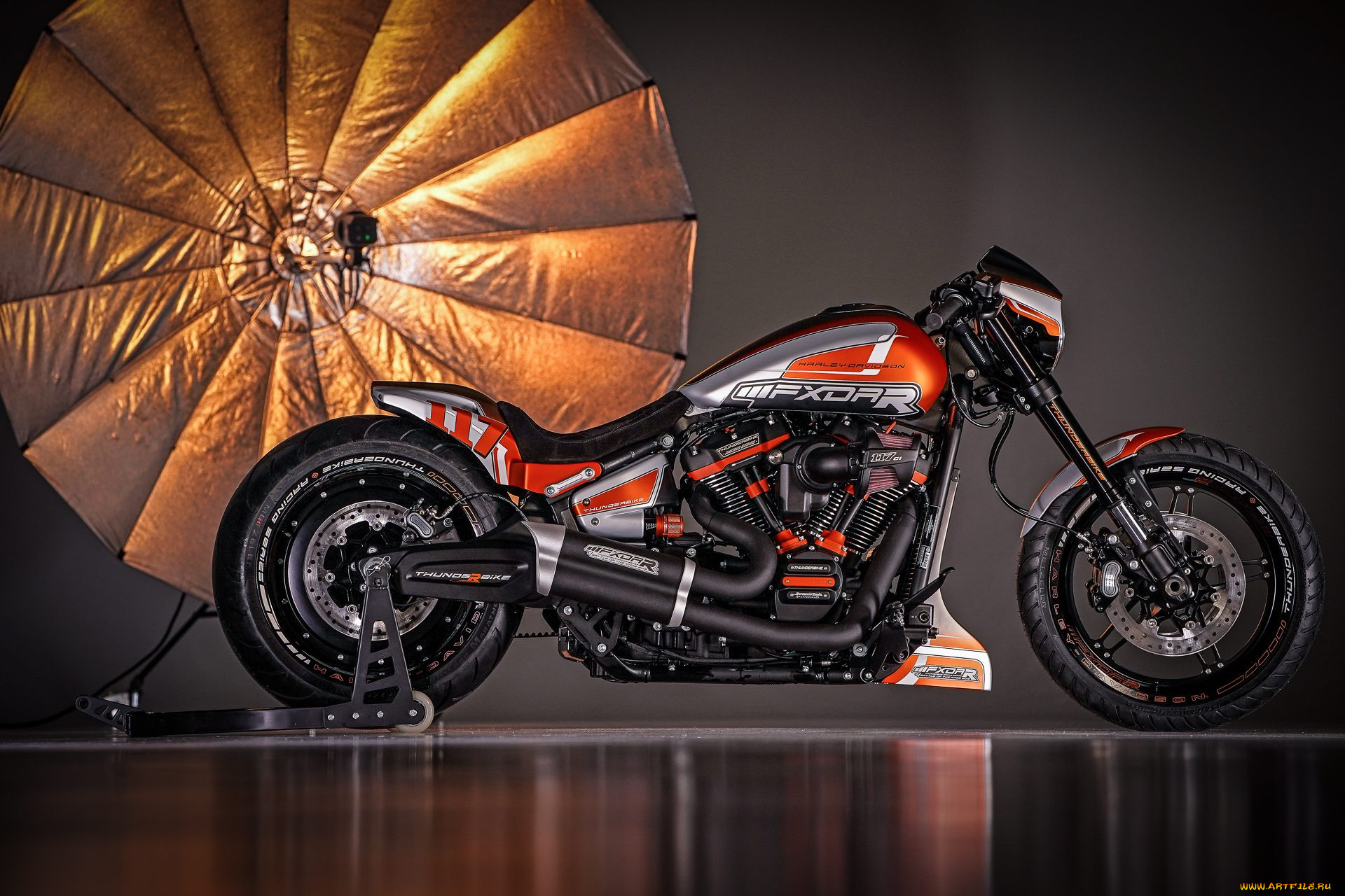 , , harley-davidson, , , thunderbike, customs